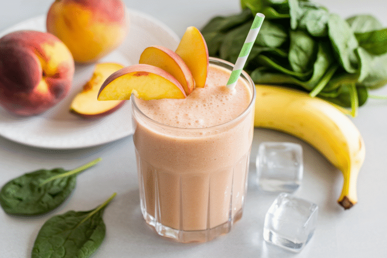 Peach Smoothie Recipe That Tastes Like Summer Vacation (In a Glass)