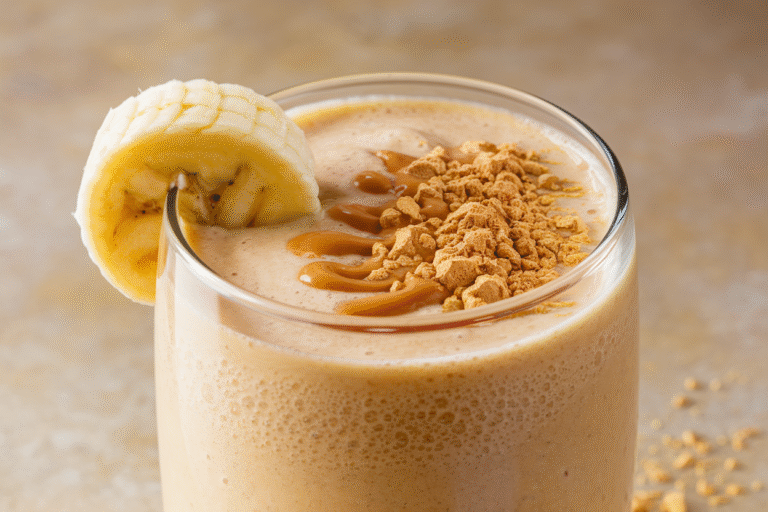 Peanut Butter Banana Protein Smoothie