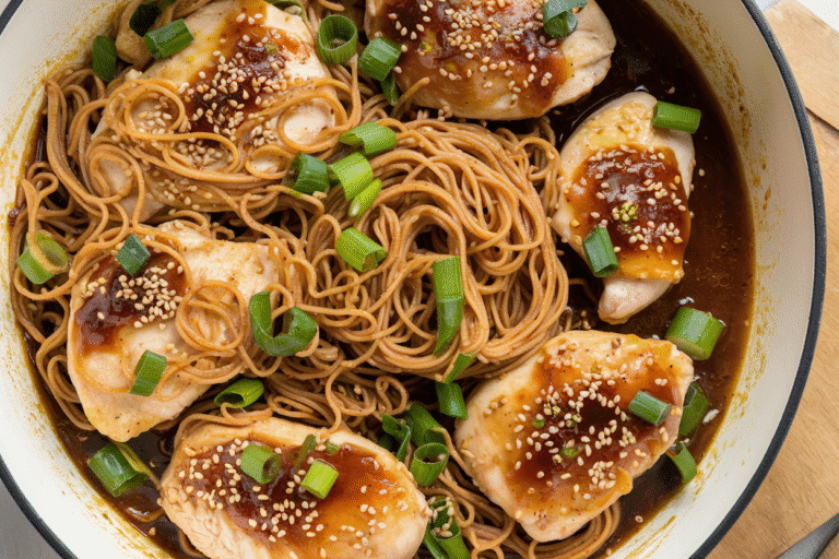 One-Pan Chicken with Buttered Noodles: The 30-Minute Weeknight Hero You’ll Crave Twice a Week