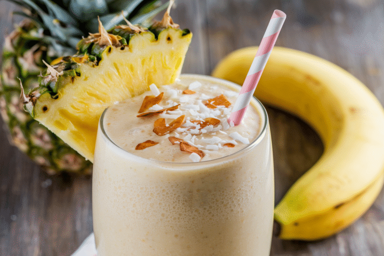 Pina Colada Breakfast Smoothie That Tastes Like Vacation and Works Like a Power Tool