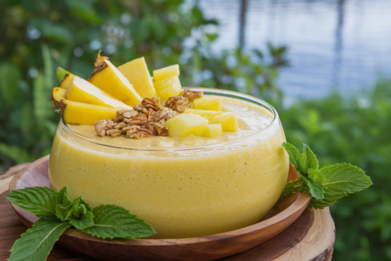Mango Pineapple Smoothie Bowl: The 5-Minute Tropical Power-Up Your Mornings Have Been Missing