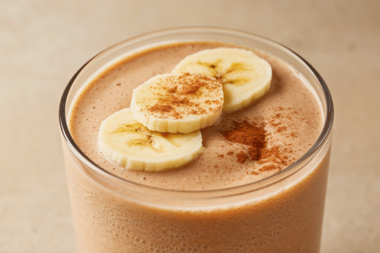 Vanilla Cinnamon Banana Smoothie
