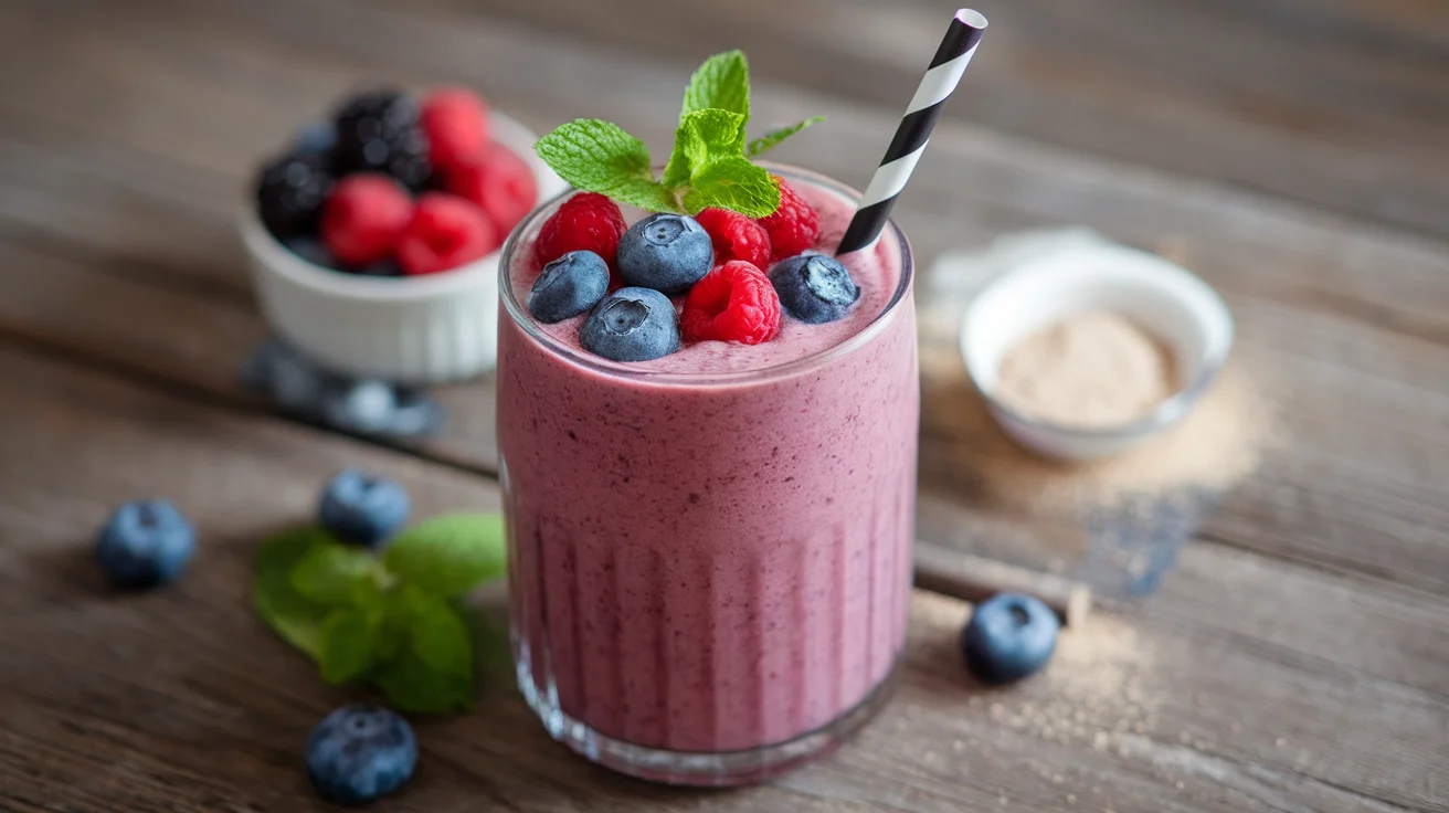 Berry Blast Protein Smoothie