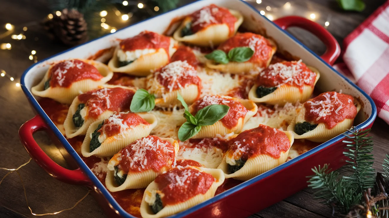 Christmas Stuffed Shells