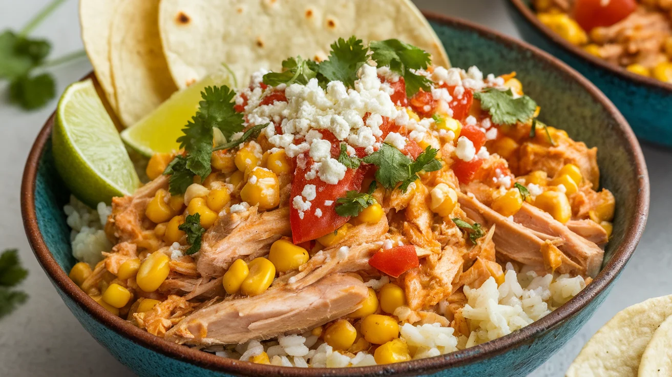Slow Cooker Street Corn Chicken