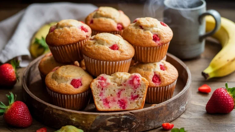 Strawberry Banana Muffins