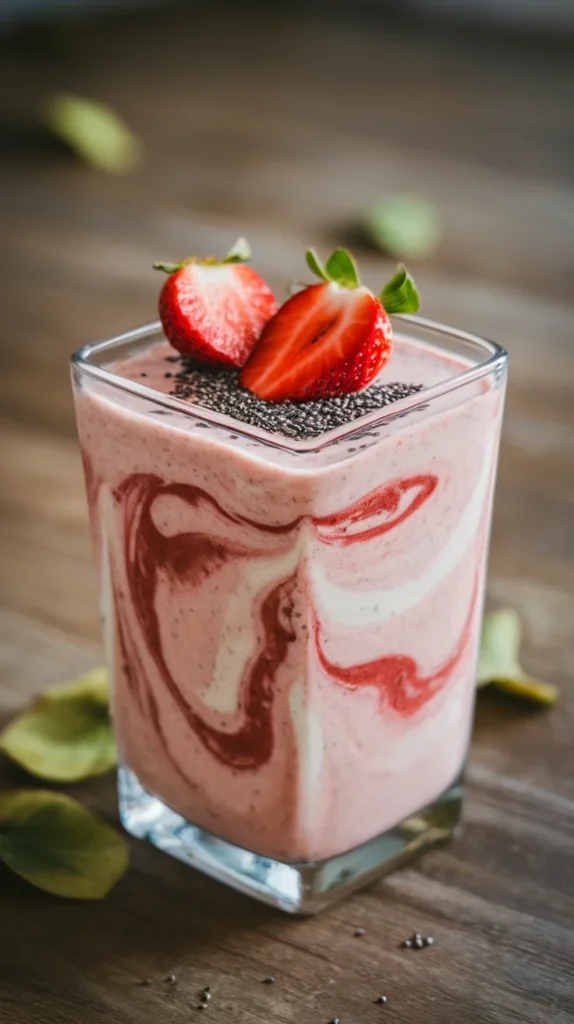 Strawberry Banana Protein Smoothie