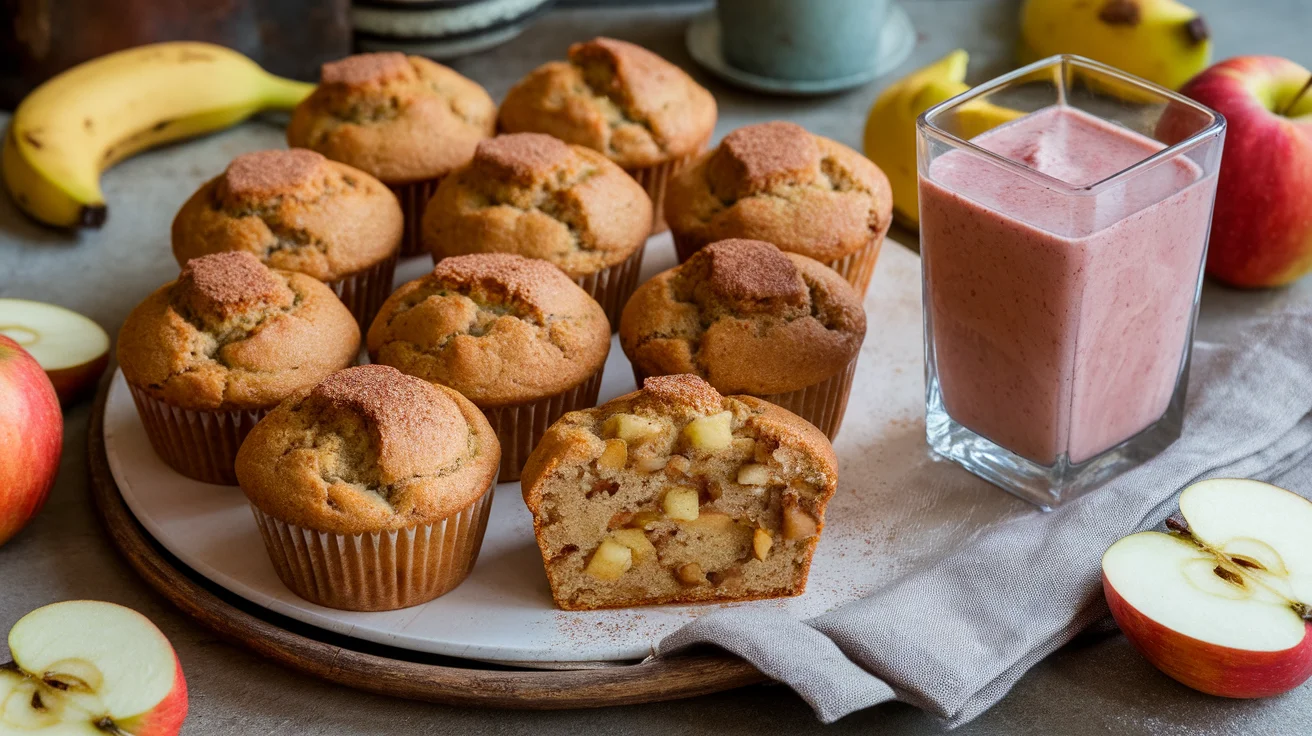 apple banana muffin