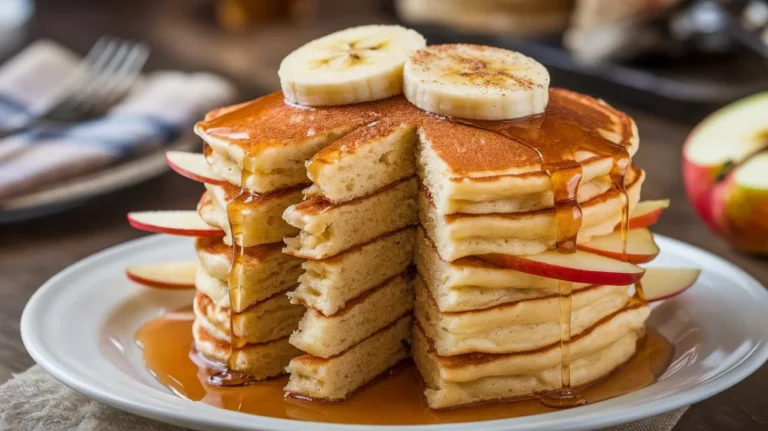 Apple banana pancake