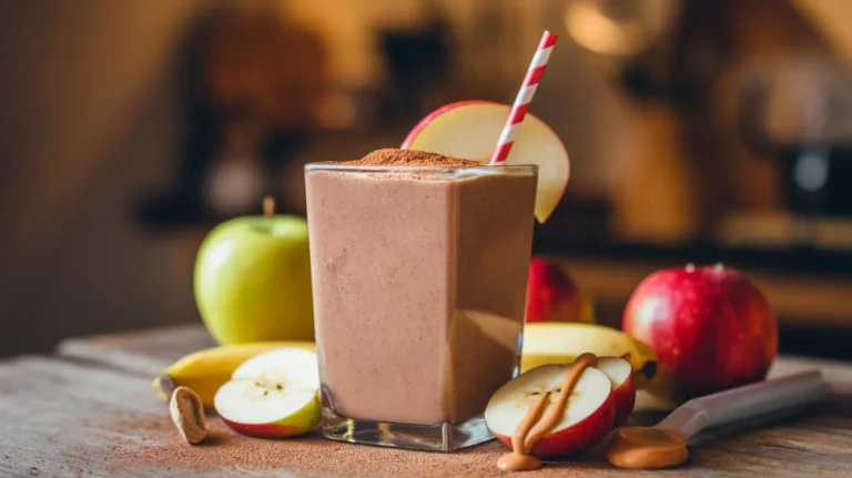 Apple banana chocolate smoothie