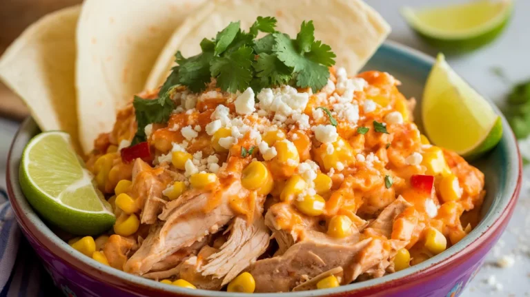 Slow Cooker Street Corn Chicken