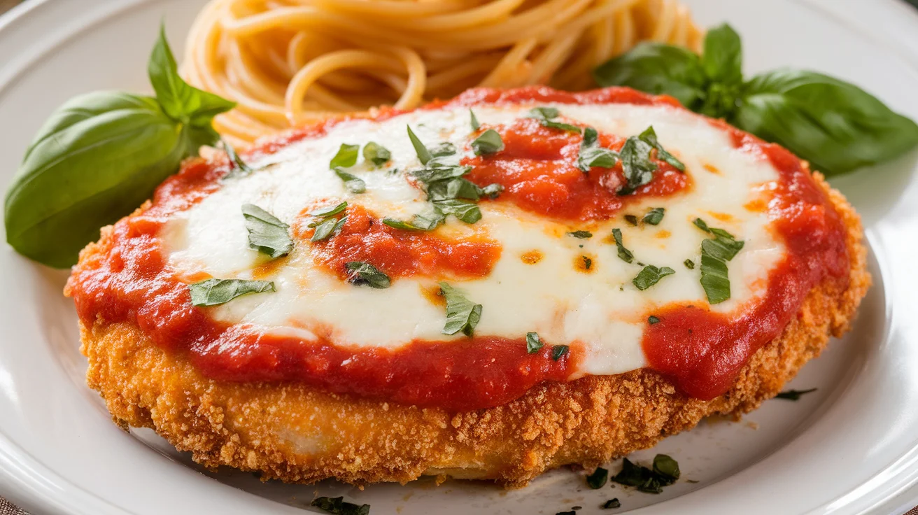 Baked chicken parmesan