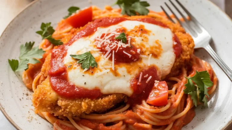 chicken spaghettis parmesan