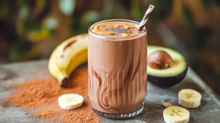 chocolate avocado smoothie
