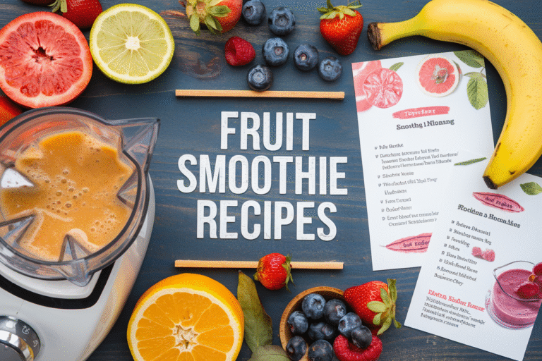 Fruit Smoothie Recipes That Actually Slap: 7-Minute Blends for Big Flavor and Zero Fuss