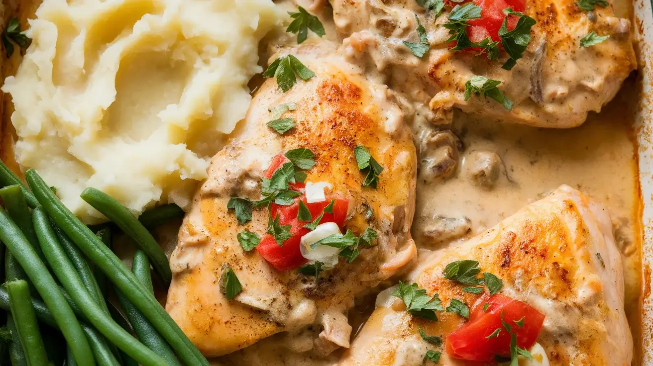 Baked Chicken with Cream of Chicken Soup