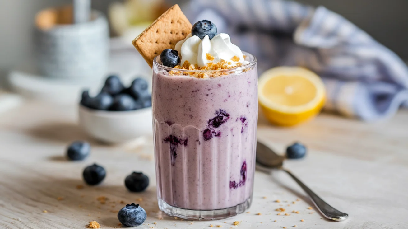 Blueberry Cheesecake Smoothie