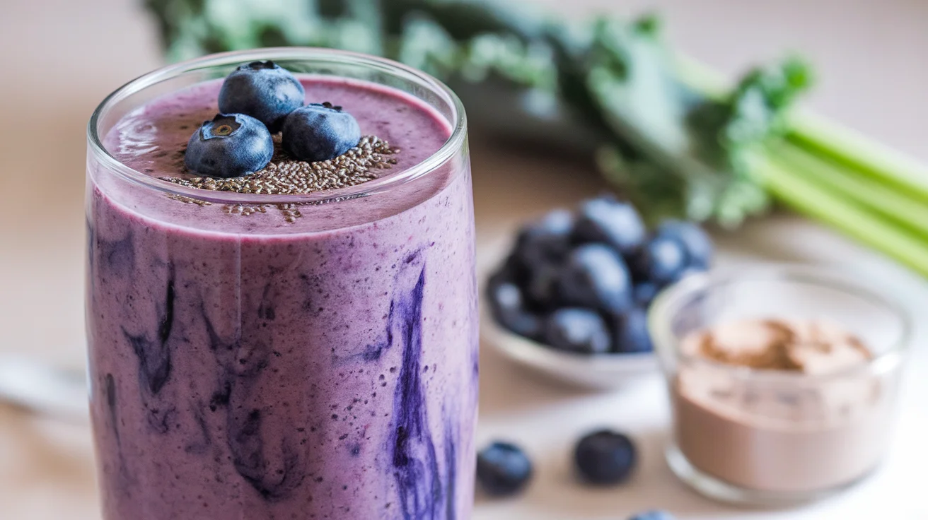 Blueberry Kale Smoothie