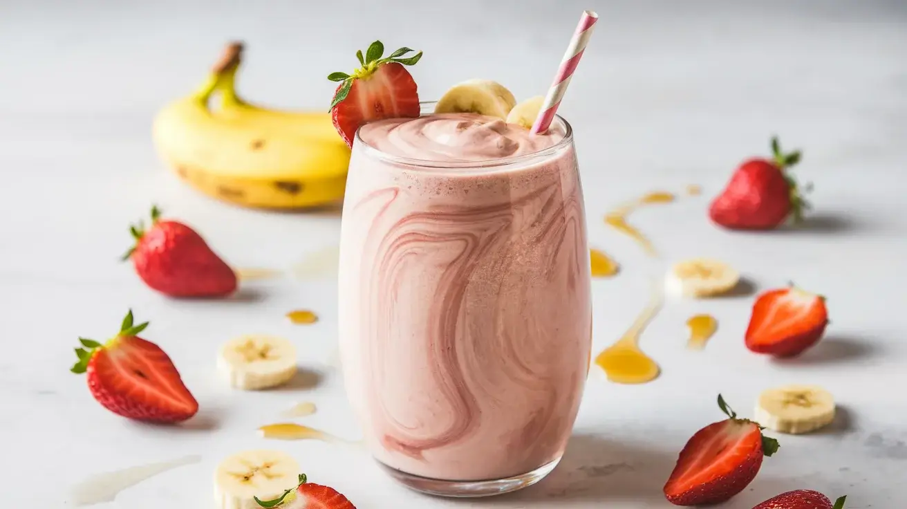 Creamy Strawberry Banana Smoothie