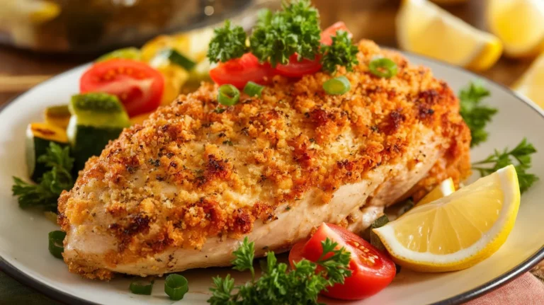 Crispy Oven Baked Chicken Breasts