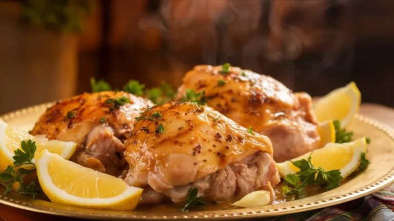 Crock Pot Lemon Garlic Butter Chicken