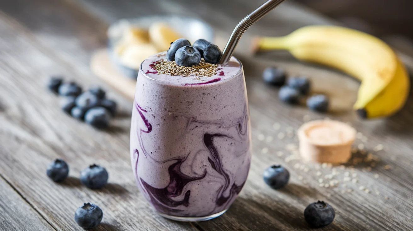 Blueberry Protein Smoothie