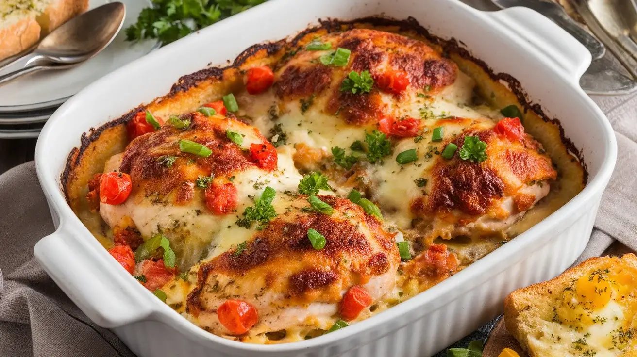 Garlic Parmesan Chicken Bake