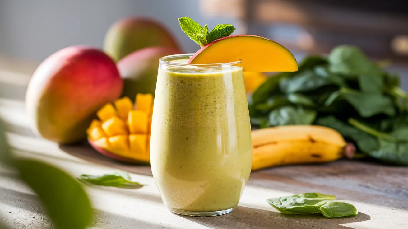 Mango Green Fruit Smoothie