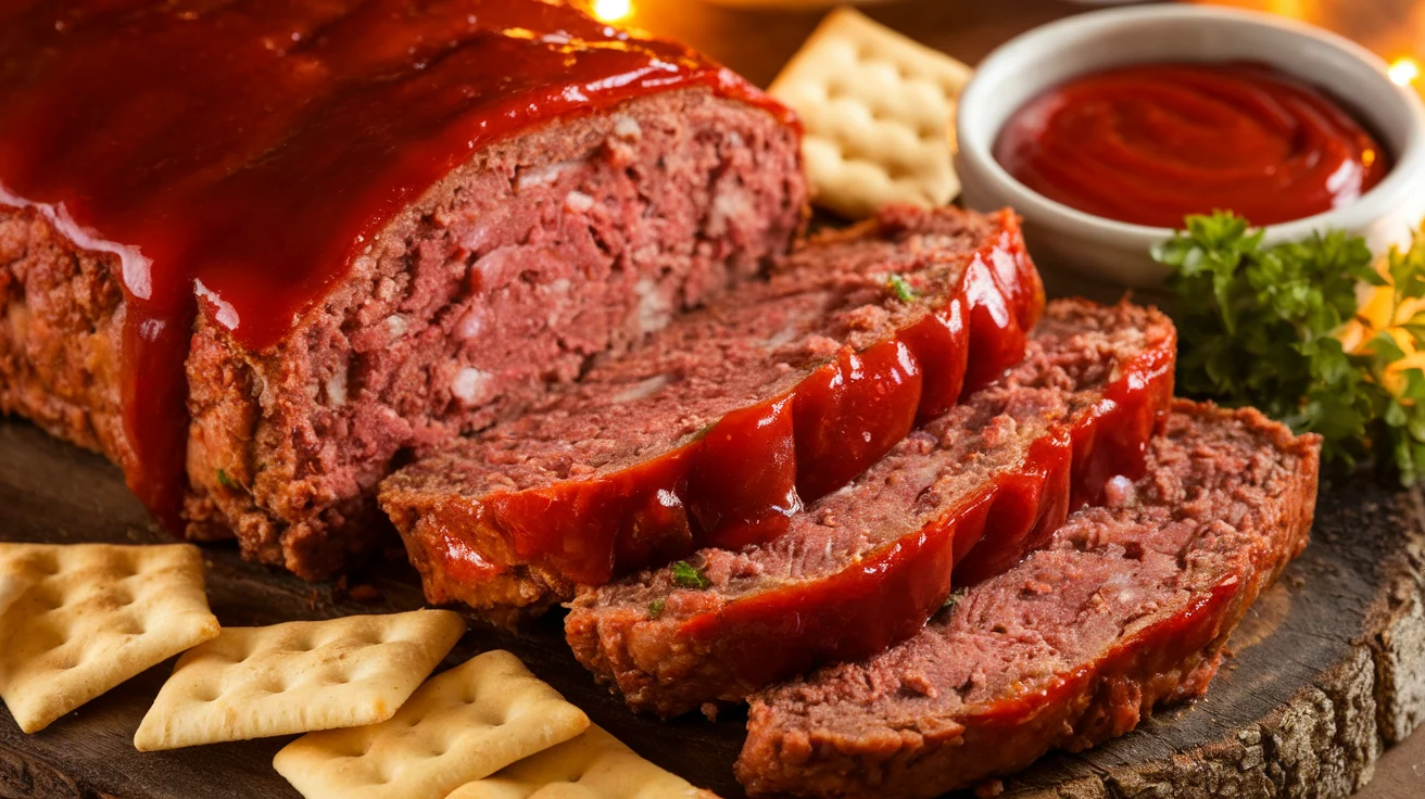 Meatloaf with Crackers