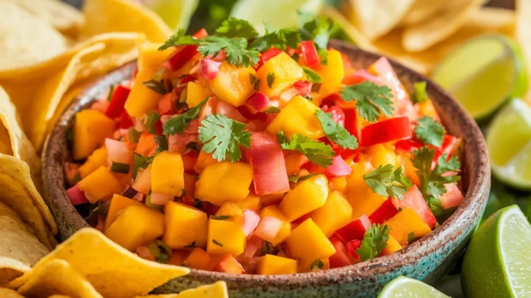 Peach Mango Salsa