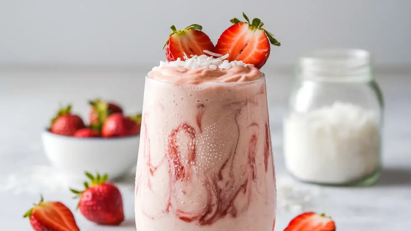Strawberry Coconut Smoothie Recipe