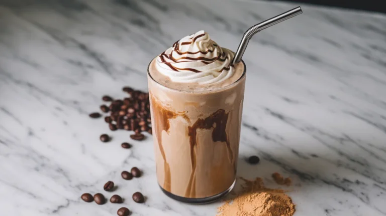 iced coffee protein shake