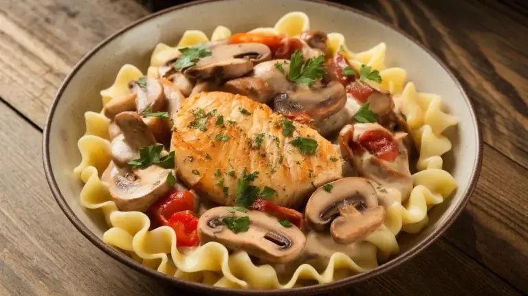 Chicken Mushroom Stroganoff