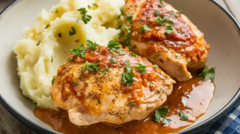 Crockpot Garlic Butter Chicken