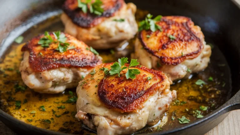 Garlic Butter Chicken Thighs
