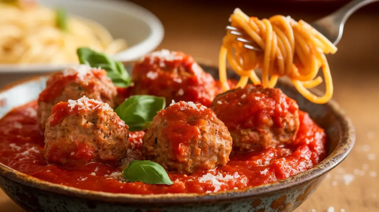 Italian Meatballs and Tomato Sauce