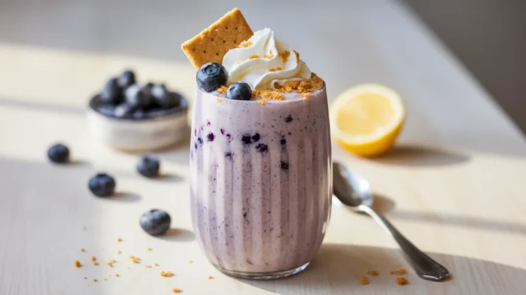 Refreshing Cottage Cheese Blueberry Smoothie