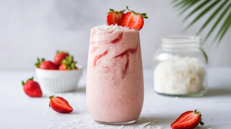 Strawberry Oatmeal Smoothie