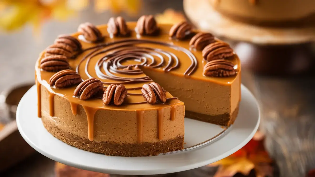 Turtle Pumpkin Cheesecake