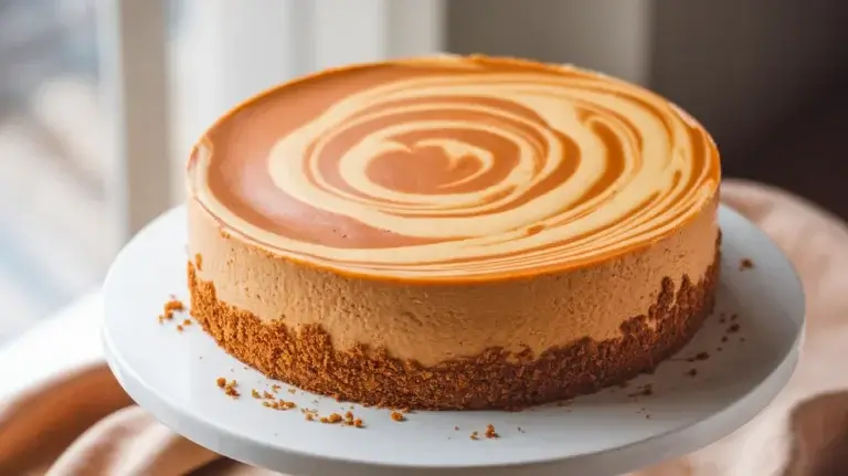 Biscoff Swirl Cheesecake