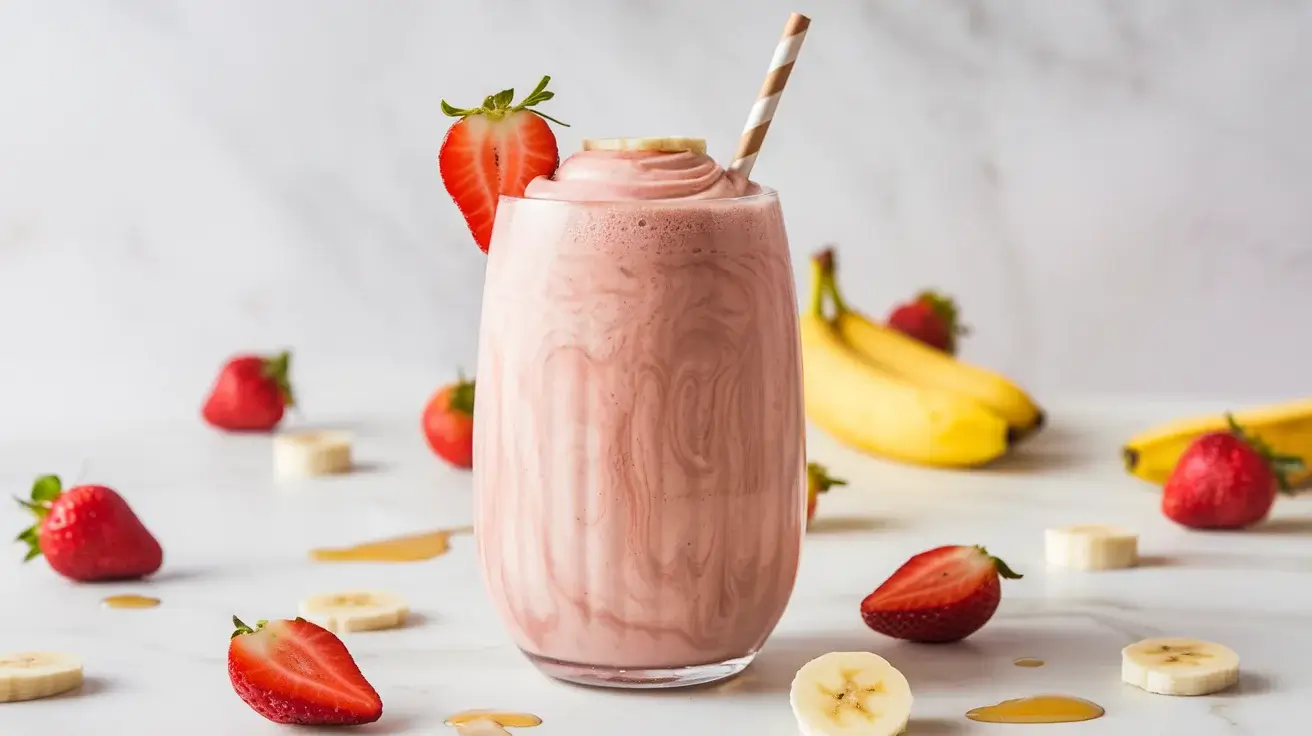 Delightful Strawberry Banana Smoothie