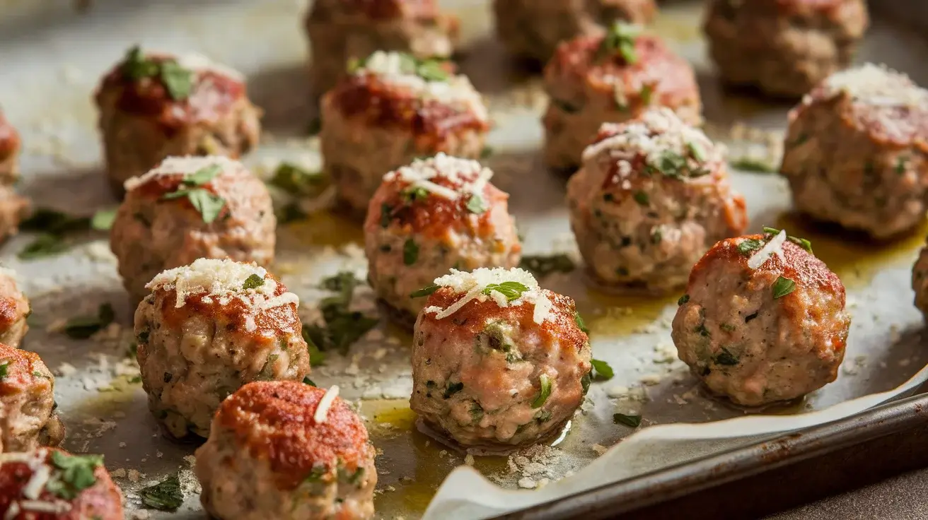 Juicy Oven-Baked Italian Meatballs