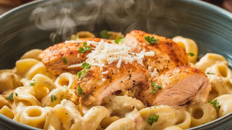 One-Pot Chicken Alfredo–Style Pasta for Busy Weeknights