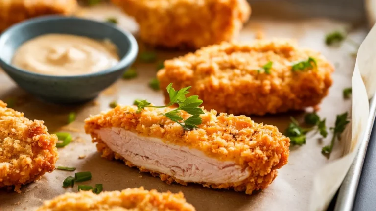 Oven-Baked Crispy Chicken Strips