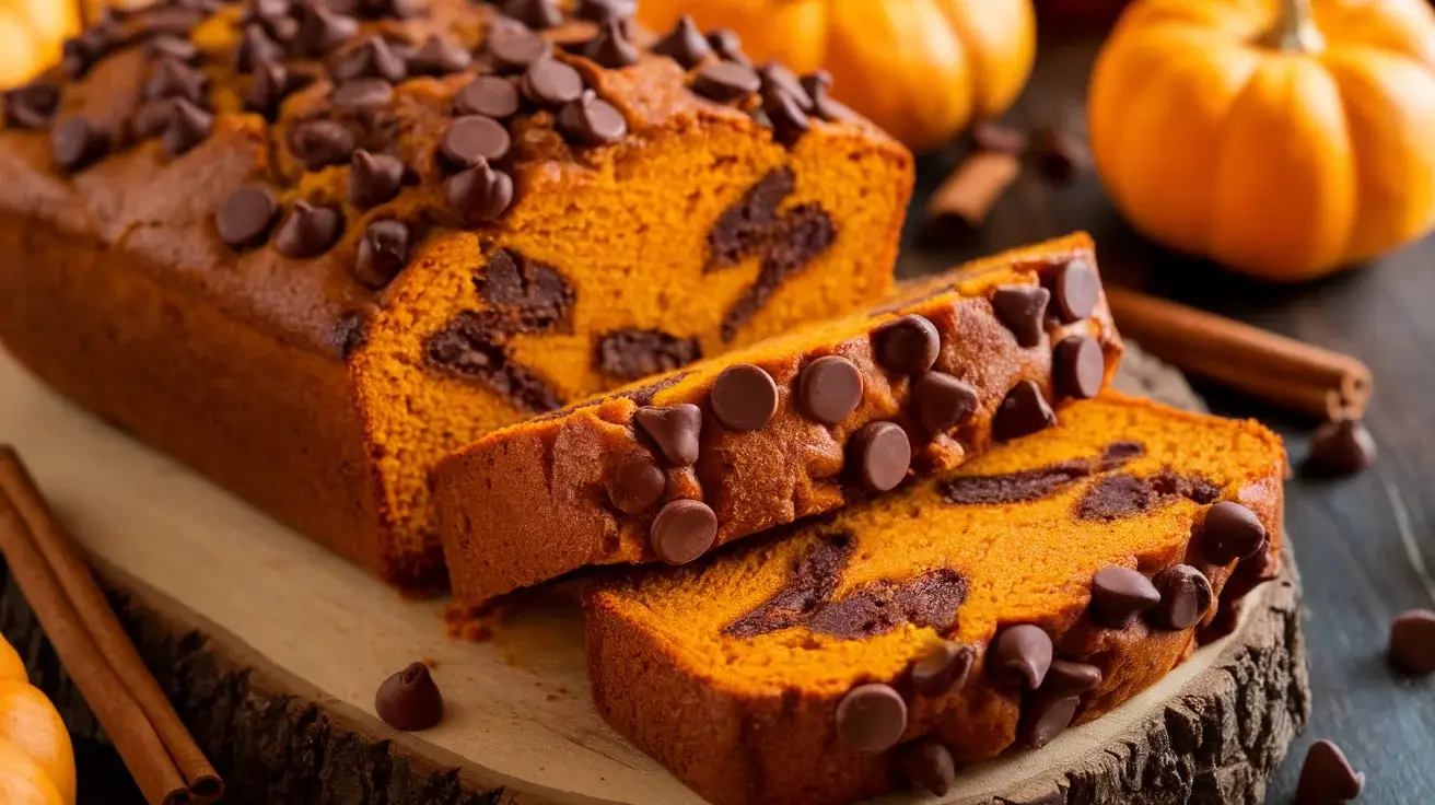 Pumpkin Bread with Chocolate Chips