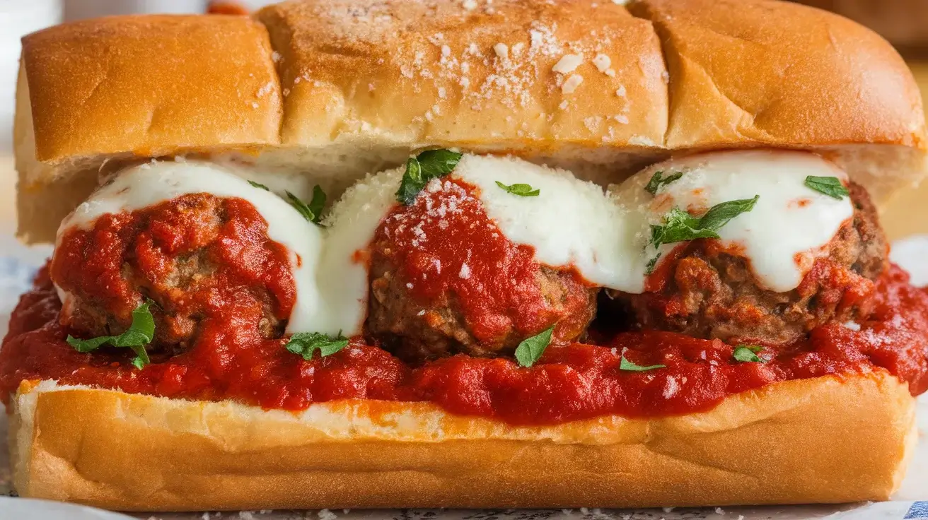 Slow-Baked Italian Meatball Melt Sandwiches