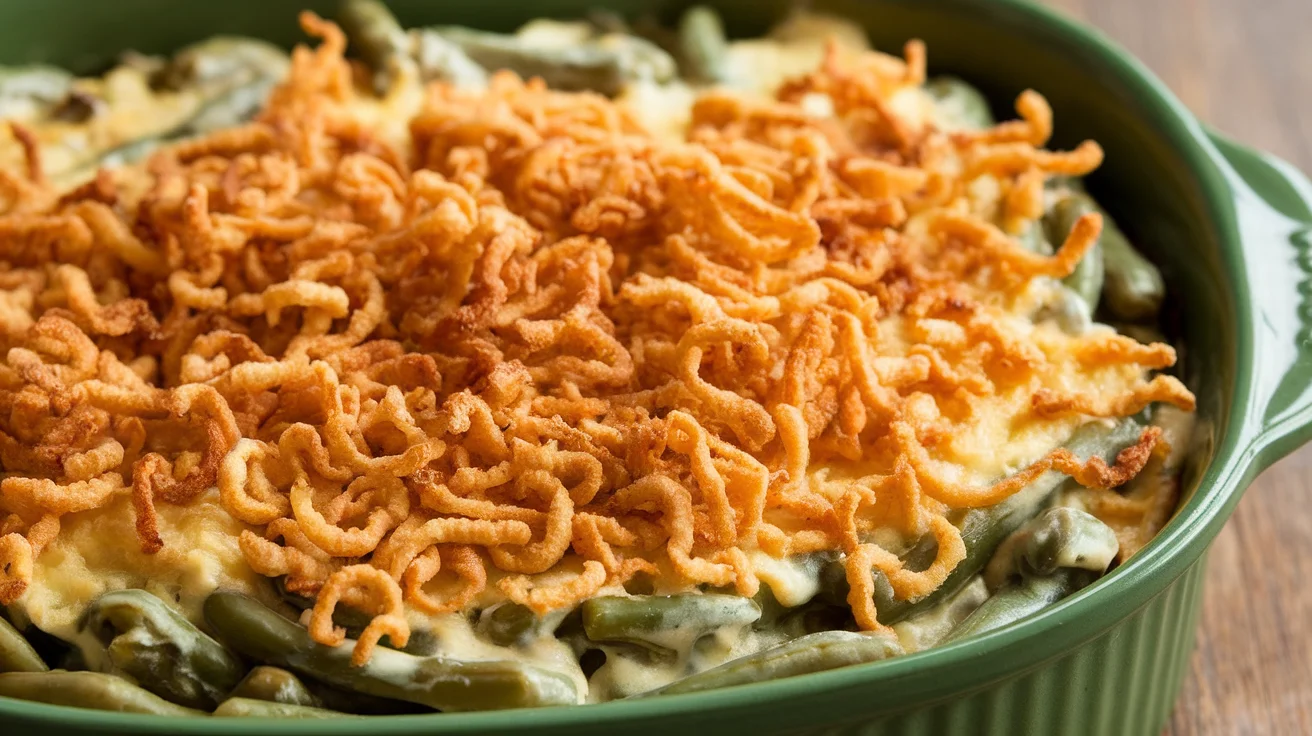Old-Fashioned Green Bean Casserole from Scratch