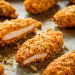 Crispy Oven-Baked Chicken Strips with Golden Crunch