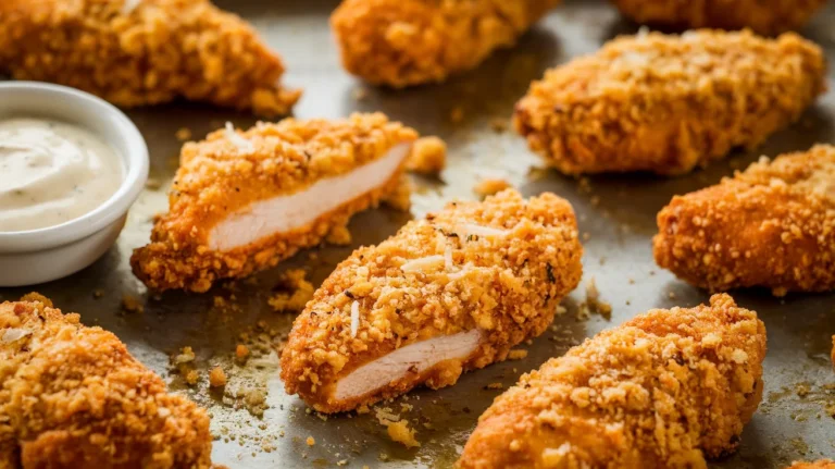 Crispy Oven-Baked Chicken Strips with Golden Crunch