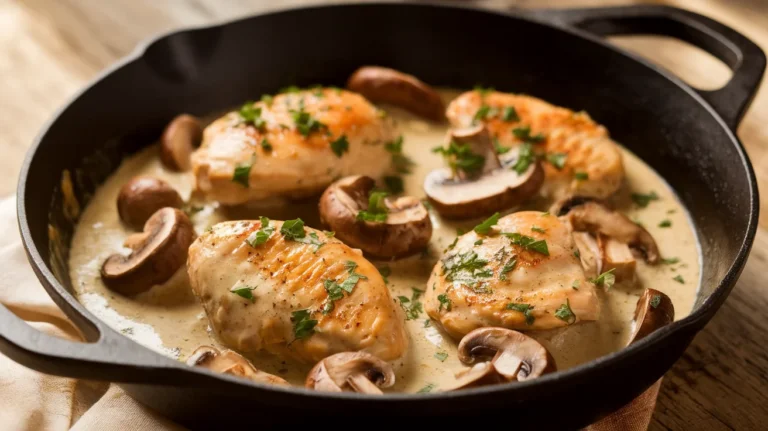 Easy Skillet Chicken Stroganoff (No Slow Cooker Needed)